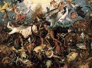 Pieter Bruegel Angels fall Spain oil painting artist